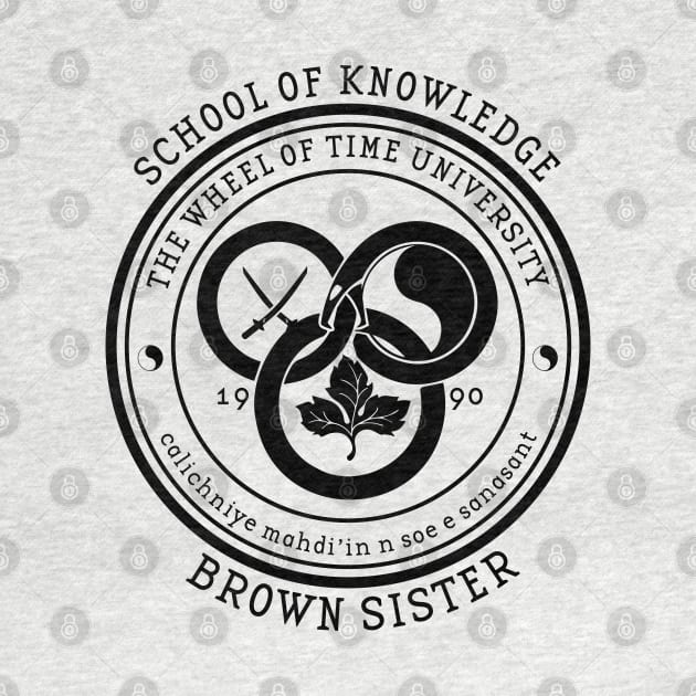 The Wheel of Time University - School of Knowledge (Brown Sister) by Ta'veren Tavern